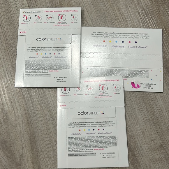 Colorstreet nail strips, brand new, 3 sets - Picture 2 of 5